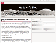 Tablet Screenshot of madalynsblog.com